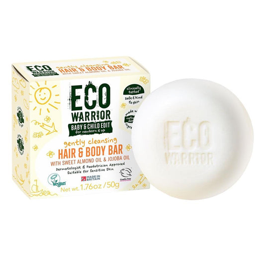 Little Soap Company_Eco Warrior Gently Cleansing Hair & Body Bar 50g-pack of 2