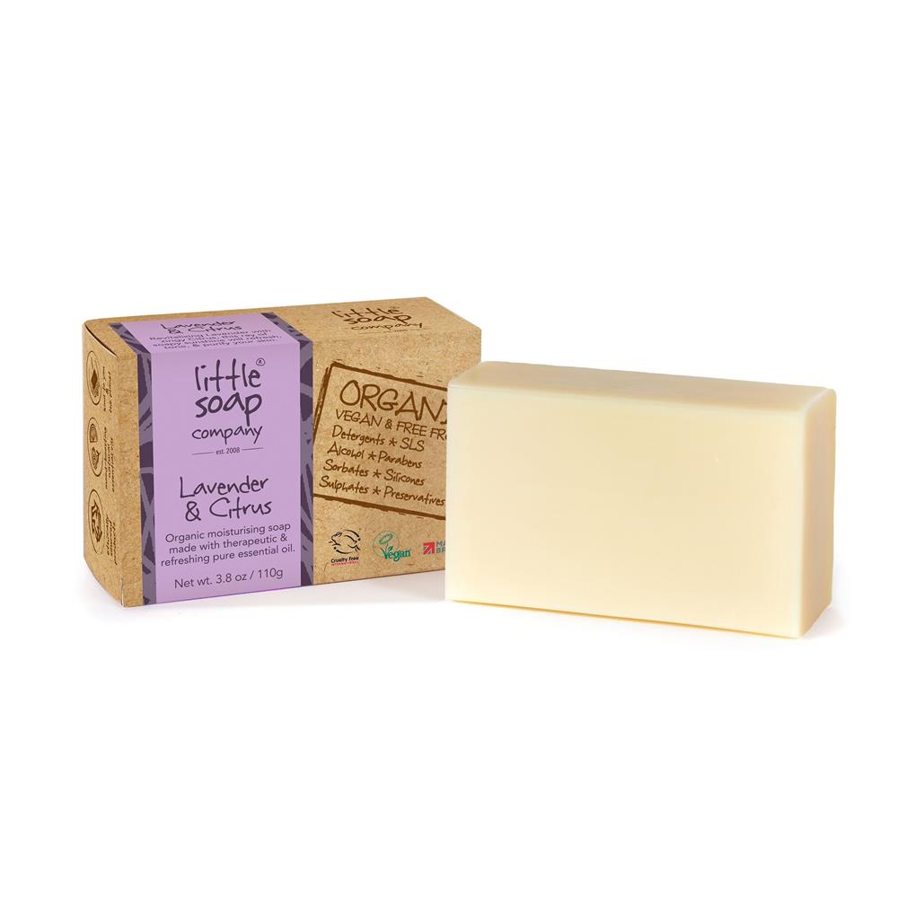 Little Soap Company_Organic Lavender & Citrus Bar Soap 110g