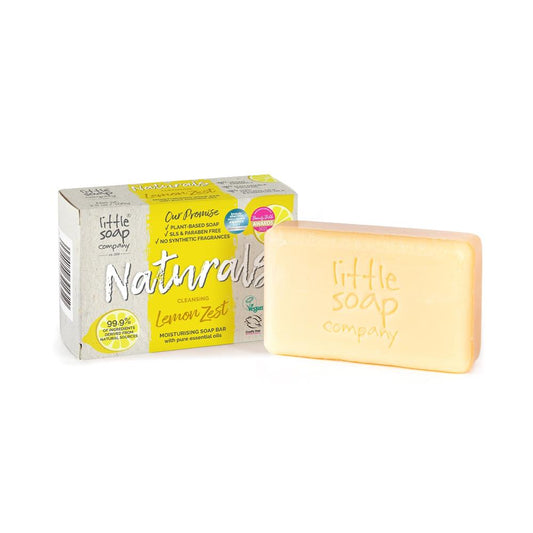 Little Soap Company_Naturals Bar Soap Cleansing Lemon Zest 100g-pack of 2