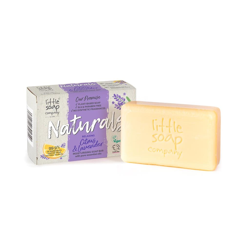 Little Soap Company_Naturals Range Bar Soap Citrus & Lavender 100g-pack of 2