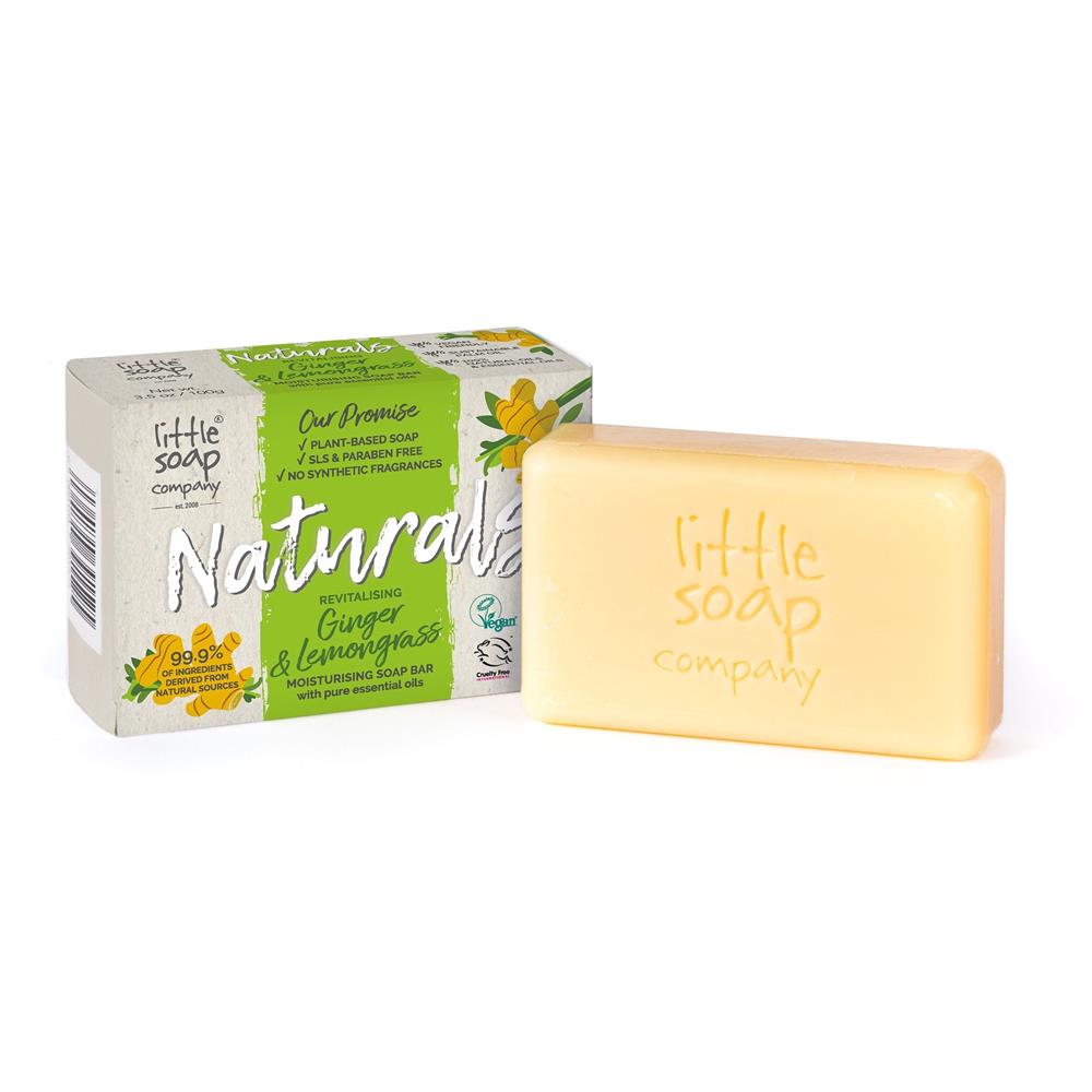 Little Soap Company_Naturals Bar Soap Lemongrass and Ginger 100g