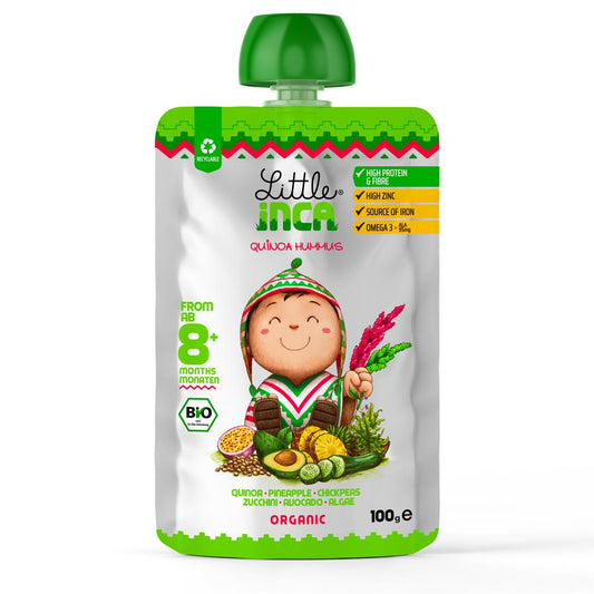 Little Inca_8m+ Organic Quinoa Hummus Puree 100g-pack of 6