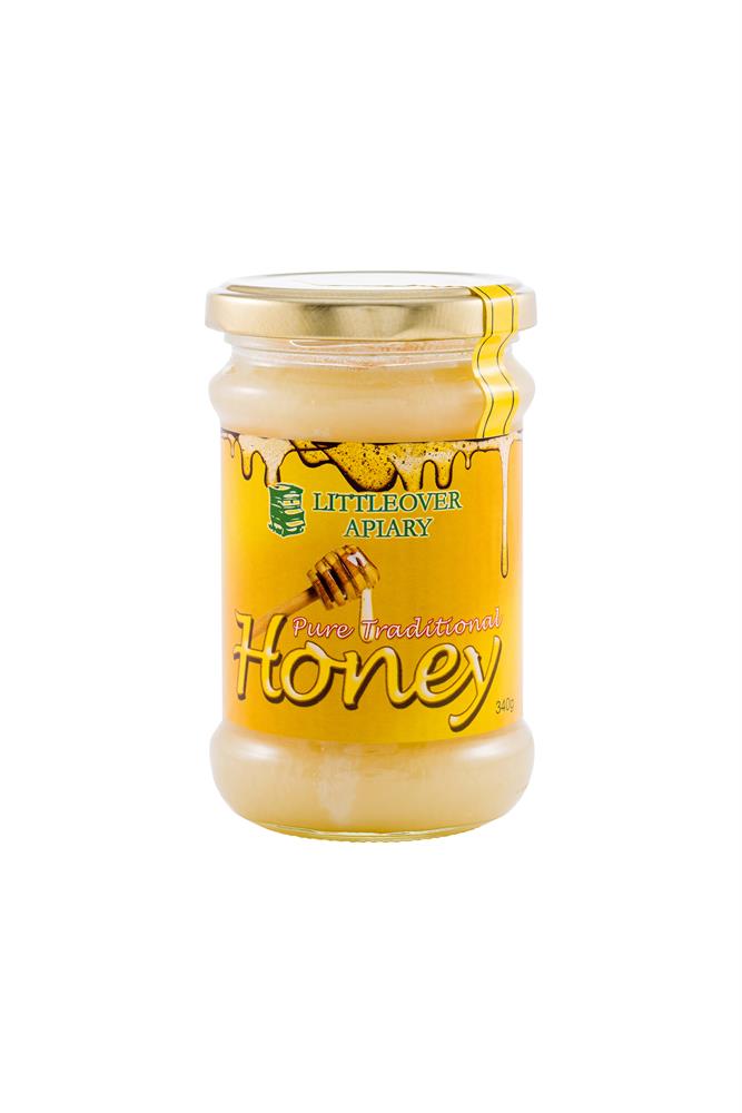 Littleover Apiaries_Traditional Set Honey 340g