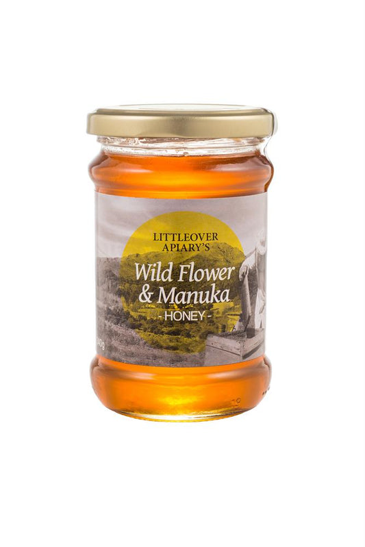 Littleover Apiaries_Wildflower & Manuka Honey 340g