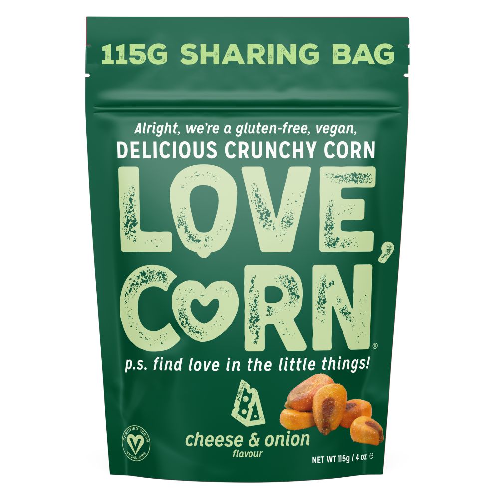 Love Corn_Cheese & Onion Corn Snack 115g-pack of 6