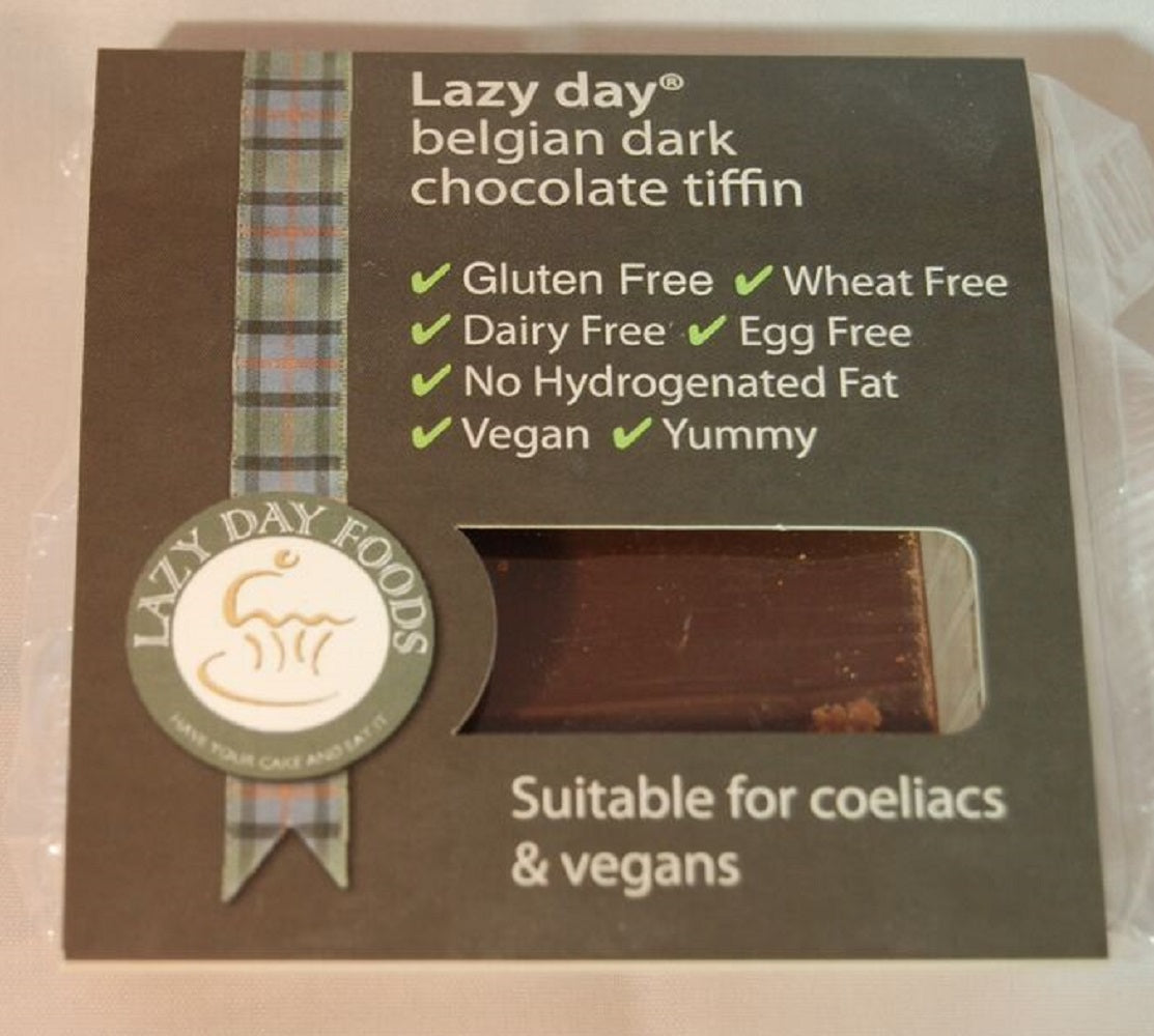 Lazy Days_Belgian Dark Chocolate Tiffin Single 50g-pack of 12