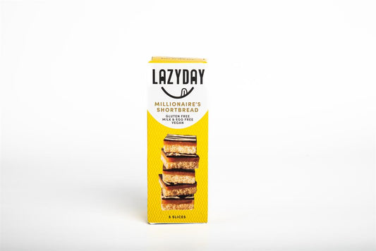 Lazy Days_Vegan & Free From Millionaires Shortbread 150g-Pack of 2