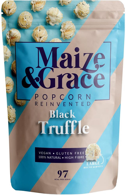 Maize and Grace_Black Truffle Popcorn 46g-pack of 8