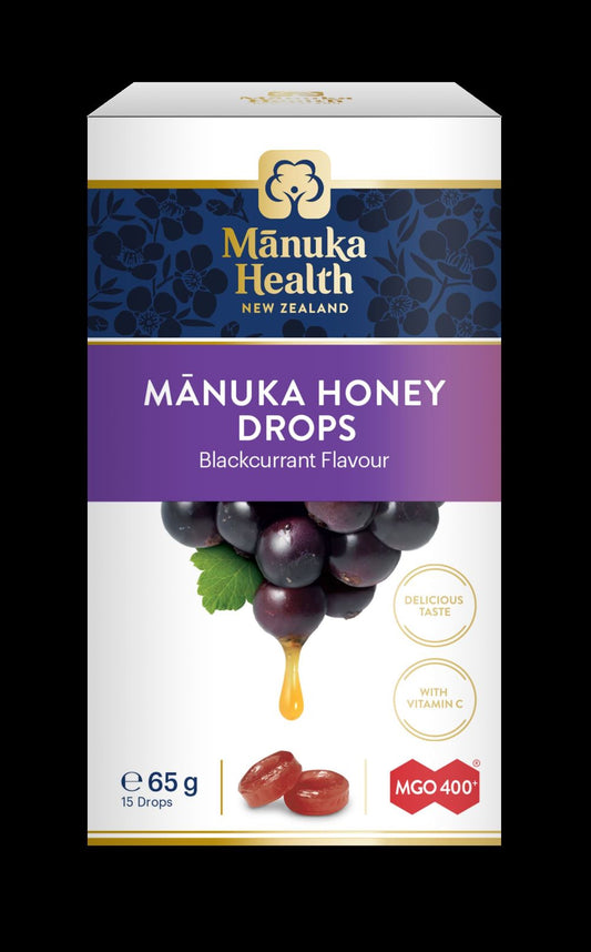 Manuka_MGO 400+ Manuka Honey Drops with Blackcurrant 65gm-15's