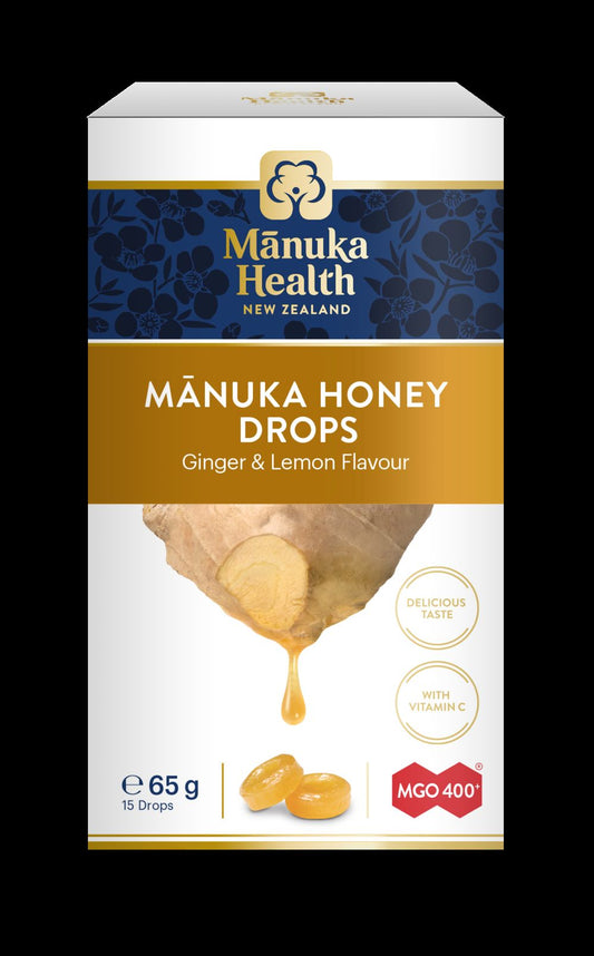 Manuka_MGO 400+ Manuka Honey Drops with Ginger & Lemon 65gm-15'