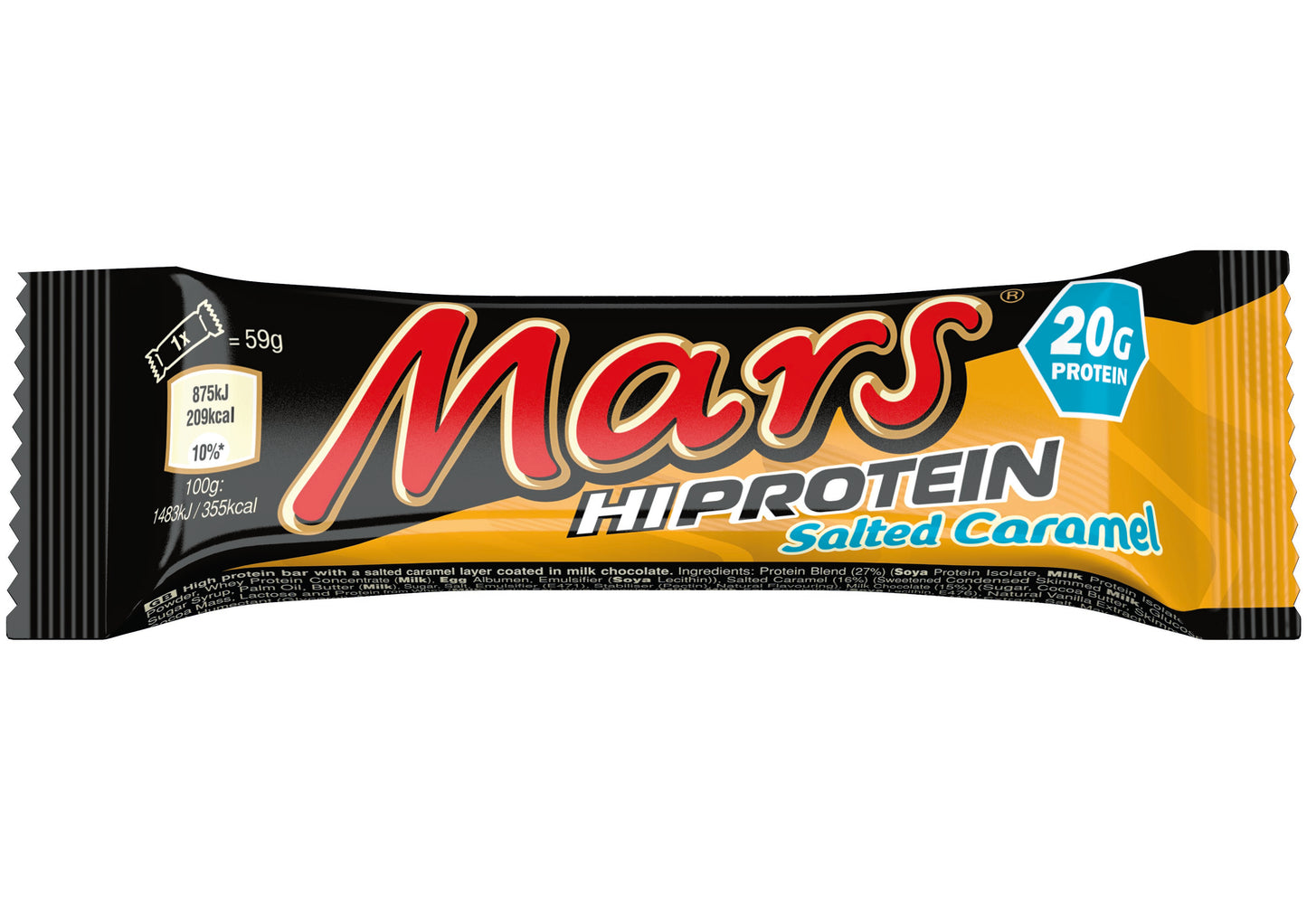 Mars Hi-Protein Bars 12x59g Salted Caramel