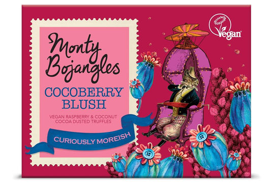 Monty Bojangles_MB Cocoberry Blush Vegan cocoa dusted truffles Gift Cube 100g