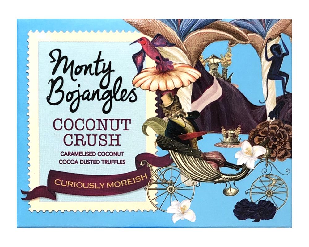 Monty Bojangles_Coconut Crush Cocoa Dusted Truffles Gift Cube 150g
