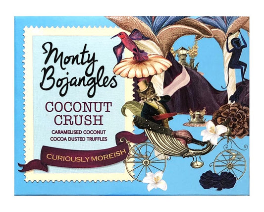 Monty Bojangles_Coconut Crush Cocoa Dusted Truffles Gift Cube 150g