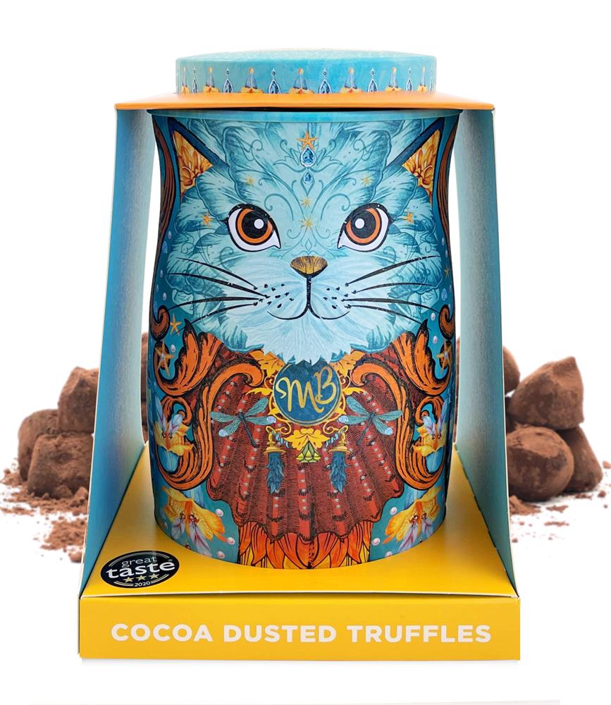 Monty Bojangles_Spirit Blue Coconut Crush Truffles LE Cat Tin 135g