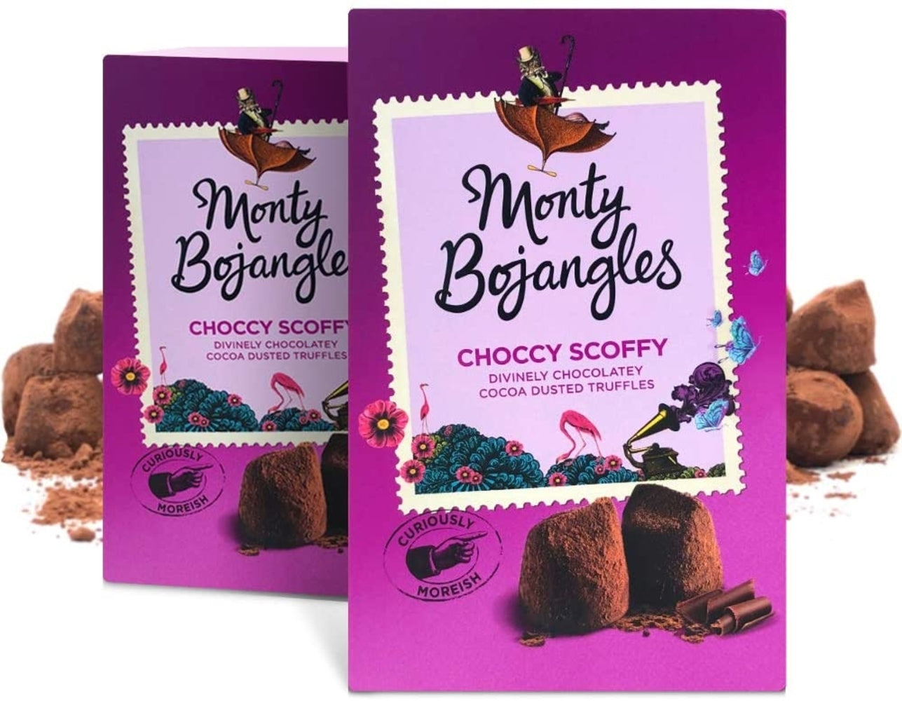 Monty Bojangles_MB Choccy Scoffy Cocoa Dusted Truffles Gift Carton 200g