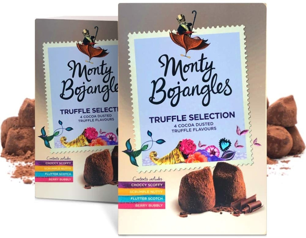 Monty Bojangles_Cocoa Dusted Truffles Selection Gift Carton 200g