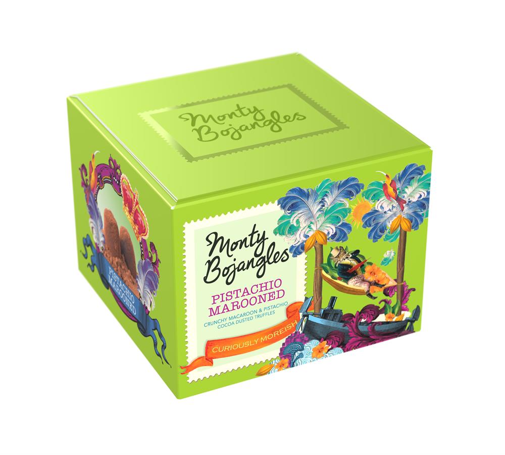 Monty Bojangles_Pistachio Marooned Cocoa Dusted Truffles 150g