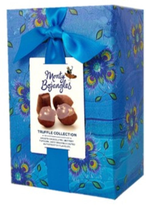 Monty Bojangles_Peacock Blue Gift Wrapped Truffles Collection 190g