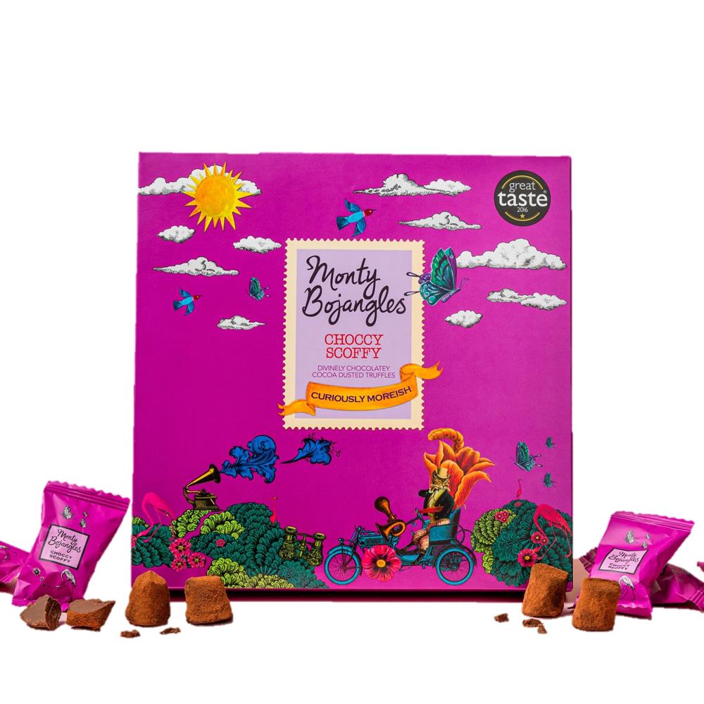 Monty Bojangles_Choccy Scoffy Cocoa Dusted Truffles Glorious Gift Box 270g