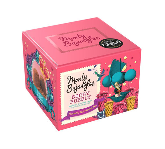 Monty Bojangles_Berry Bubbly Cocoa Dusted Truffles 150g