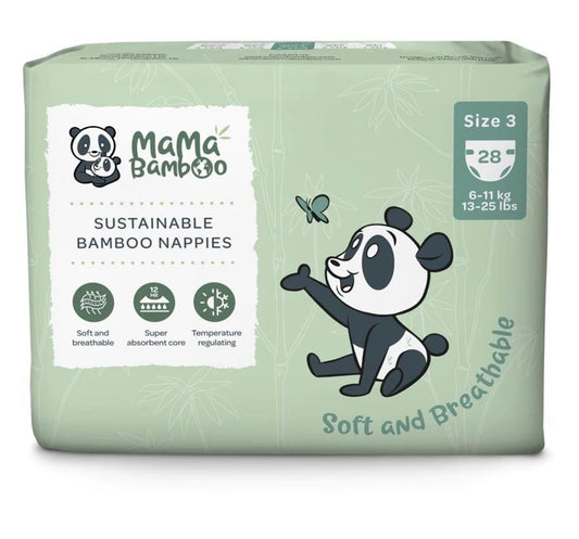Mama Bamboo_Eco Nappies - Size 3 (Medium) 980g