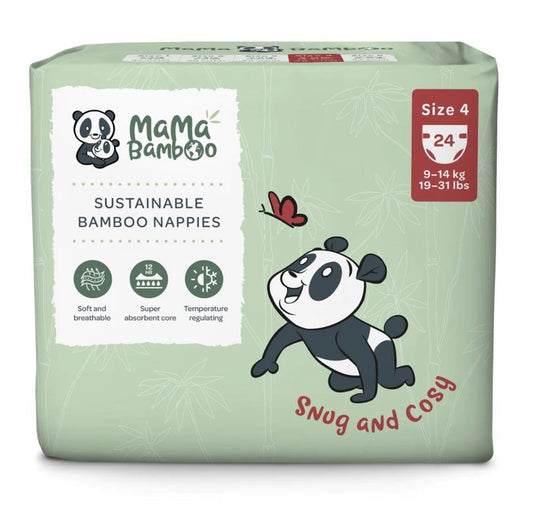 Mama Bamboo_Eco Nappies - Size 4 (Large) 1070g