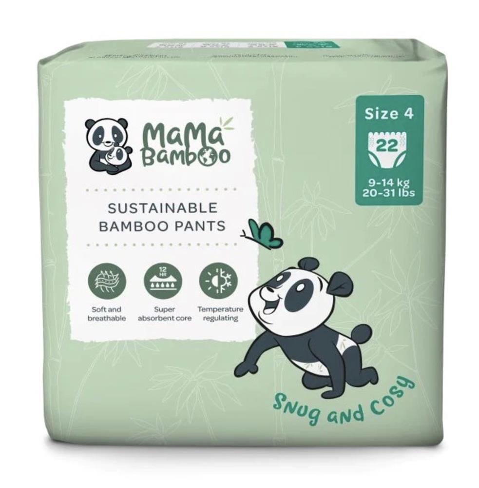 Mama Bamboo_Eco Nappy Pants - Size 4+ (Medium Plus) 830g