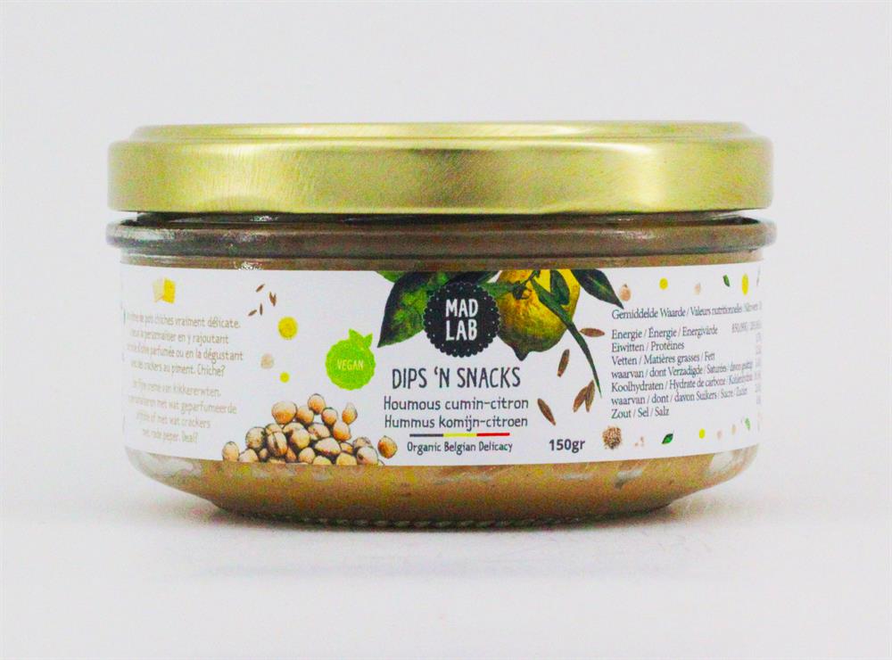 MAD LAB_Lemon Hummus Dip 150g-pack of 6