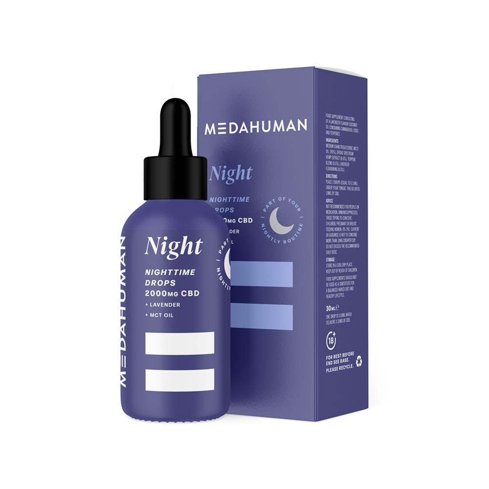 Medahuman_2000mg NIGHT lavender CBD oil. 30ml