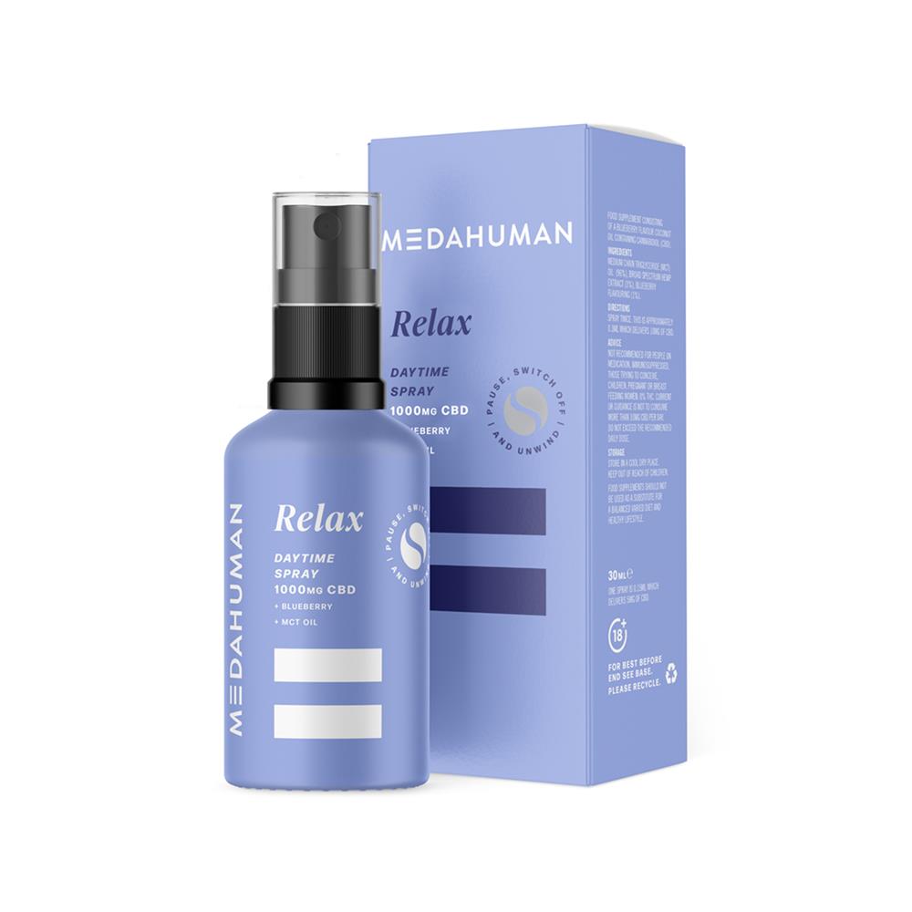 Medahuman_Relax CBD 1000mg Spray. 30ml.