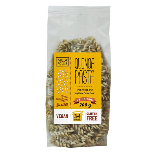 Mill & Folks_Mill&Folks Quinoa pasta fusilli 200g Gluten free Vegan