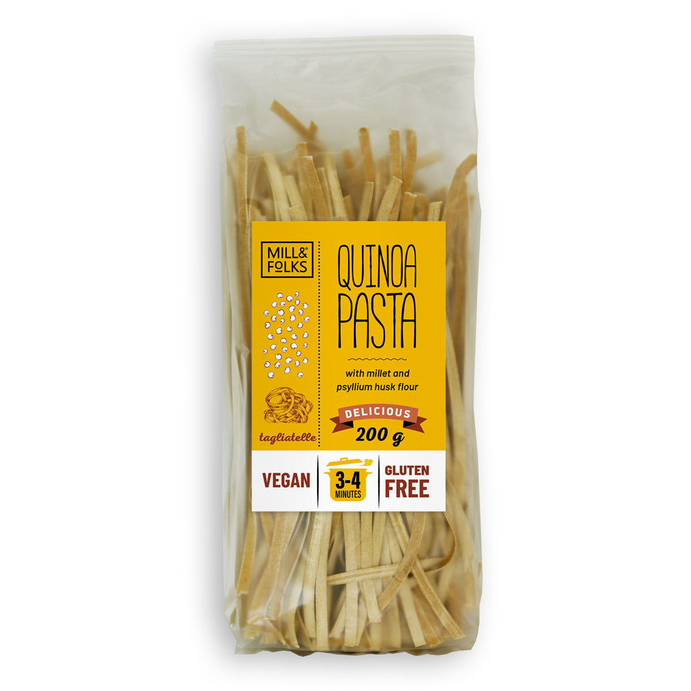 Mill & Folks_Quinoa pasta tagliatelle 200g Gluten free Vegan-pack of 2
