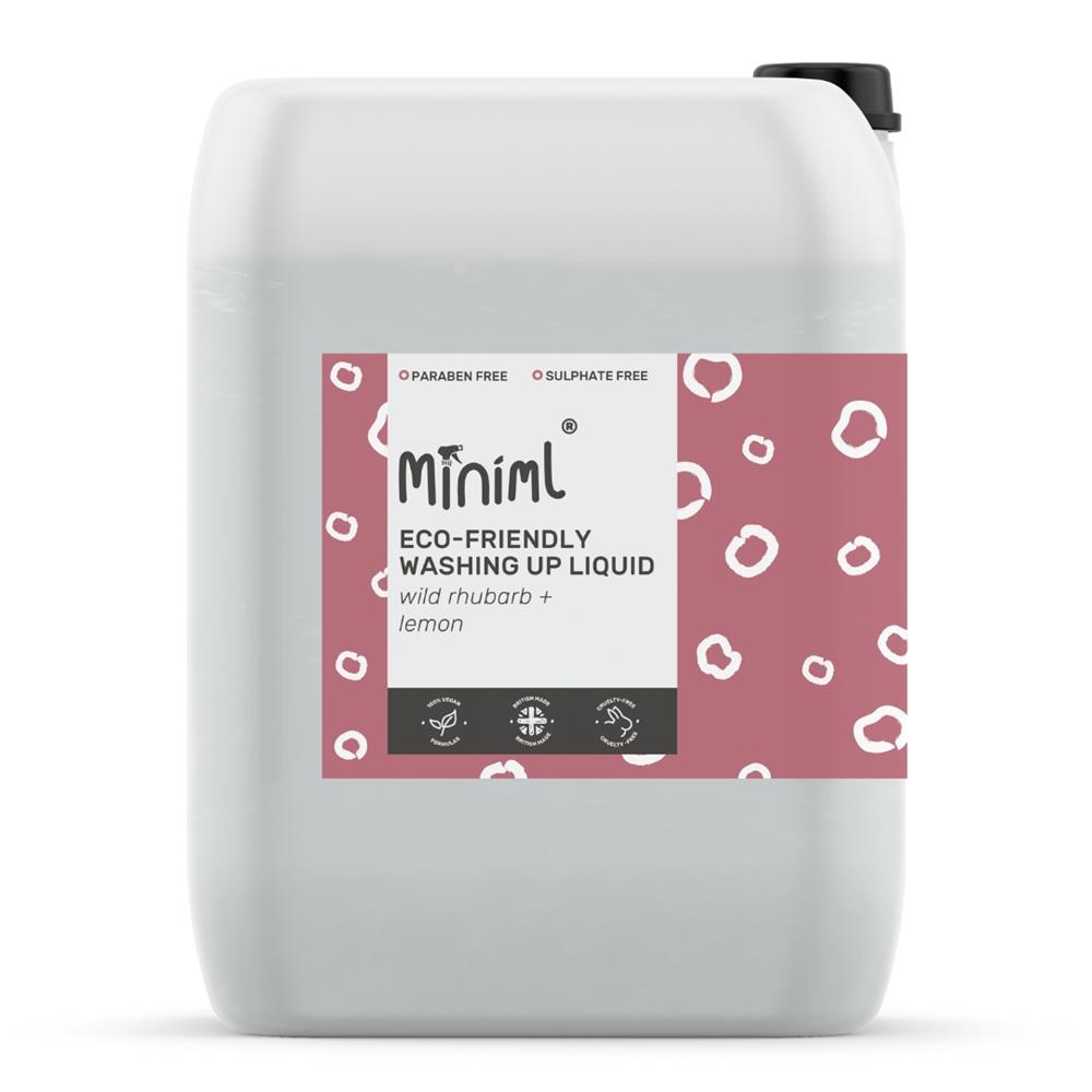 Miniml_Natural Closed Loop Washing Up Liquid Rhubarb 20L Refill
