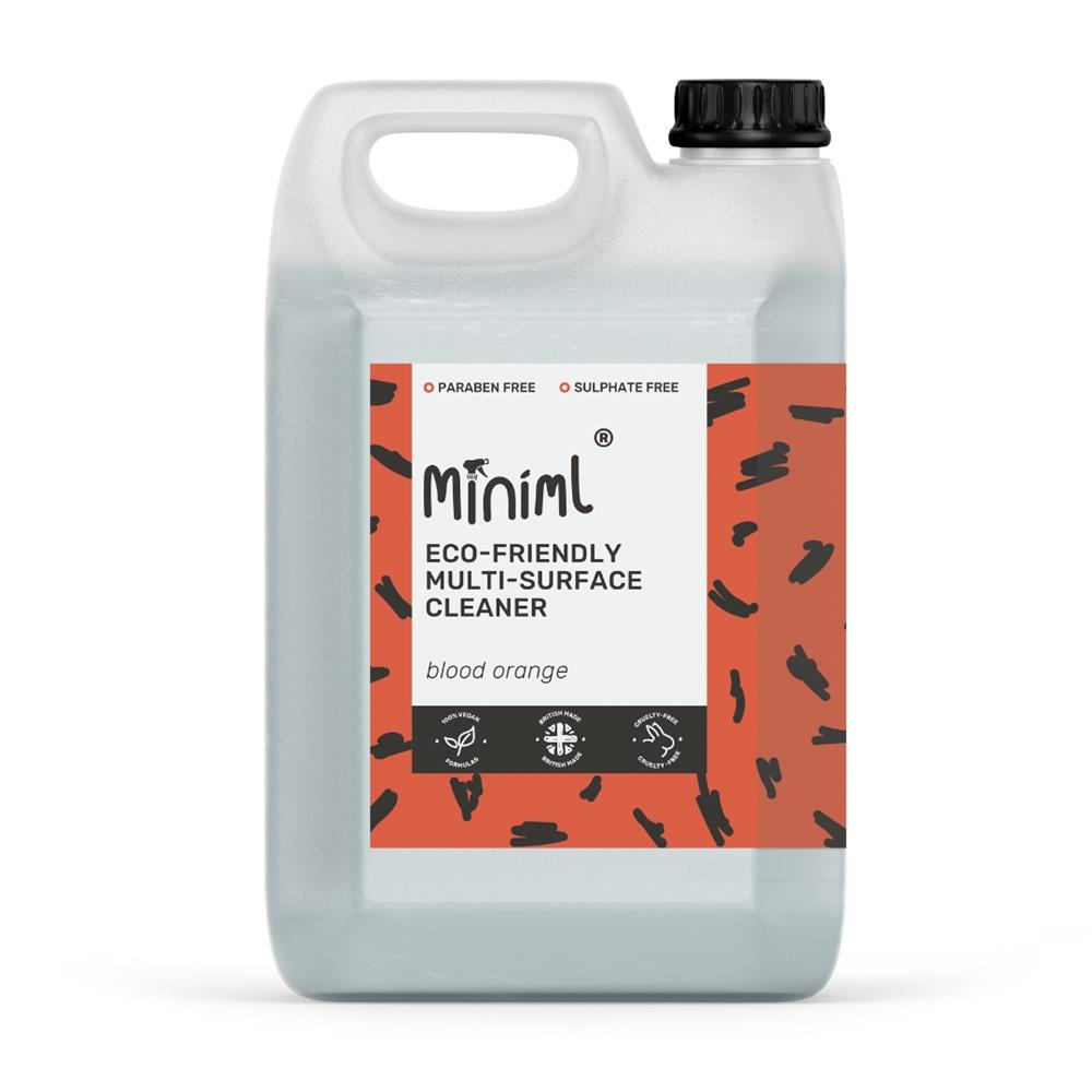 Miniml_Natural Closed Loop Multi-Surface Cleaner Blood Orange 5L Refill