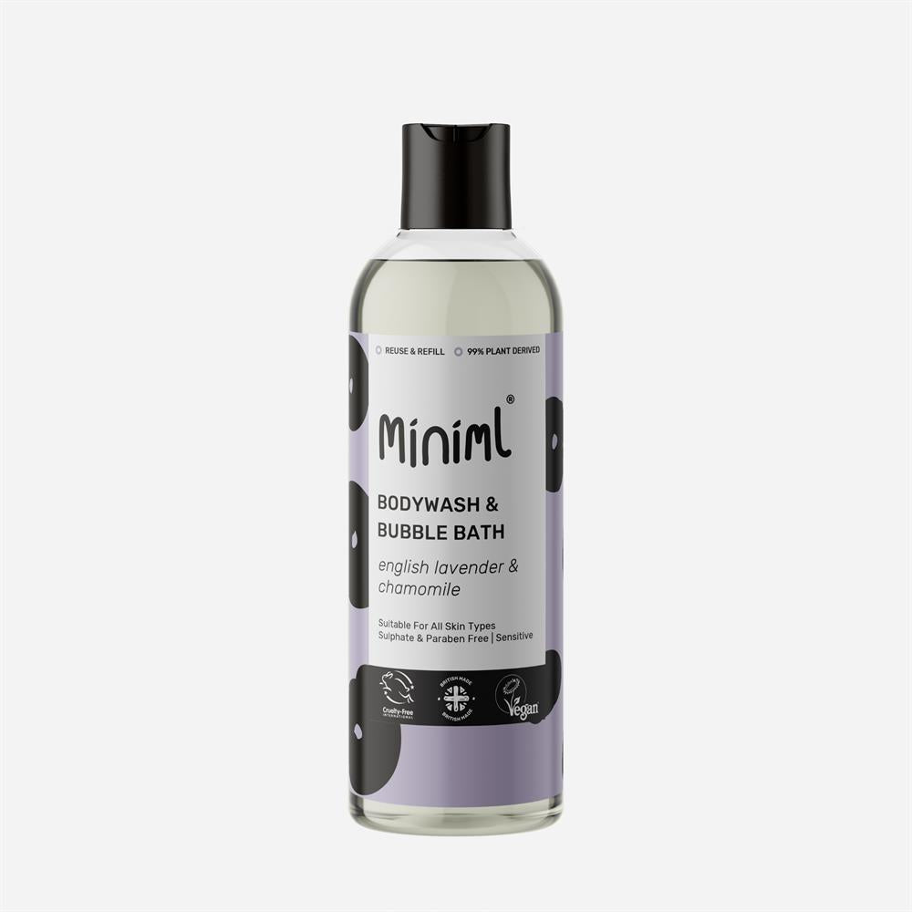Miniml_Bodywash and bubble bath lavender and chamomile 500ml