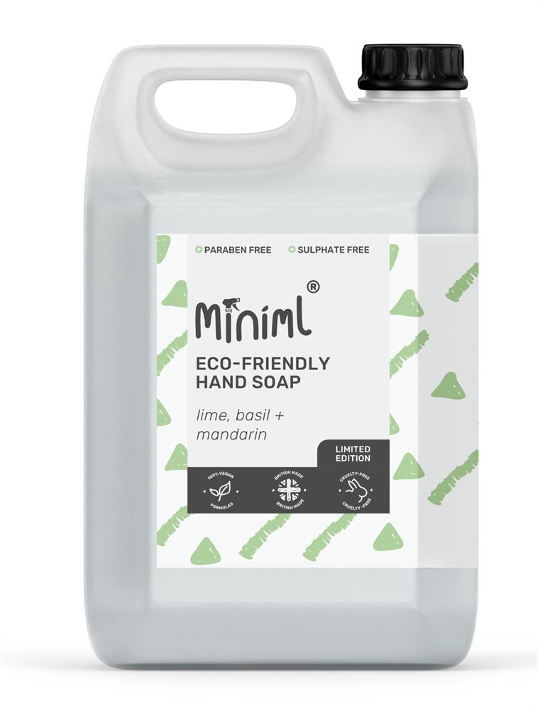 Miniml_Lime Basil & Mandarin Hand Soap 5L Refill