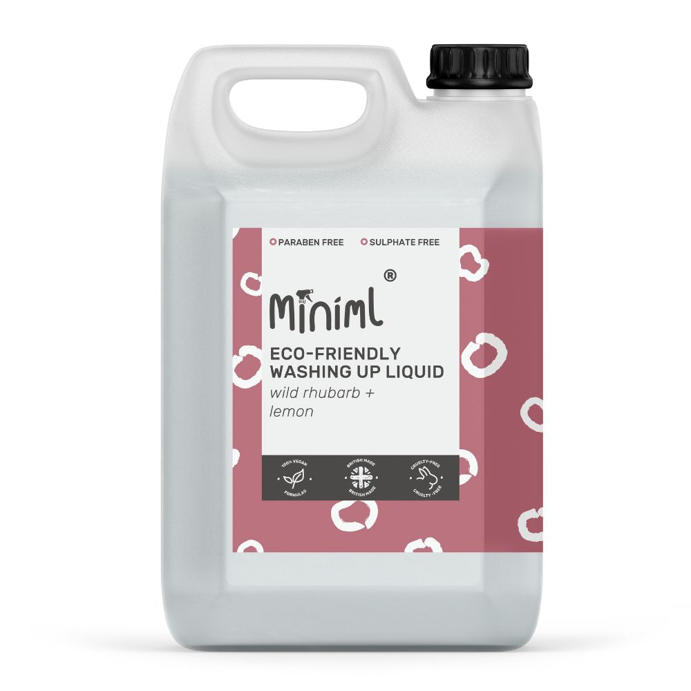 Miniml_Natural Closed Loop Washing Up Liquid Rhubarb 5L Refill