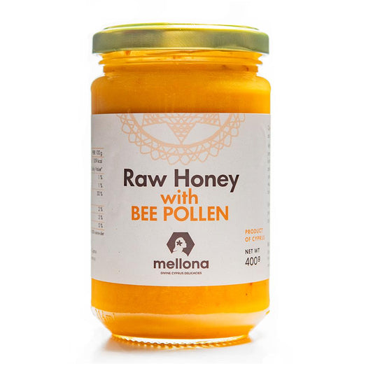 Mellona_Cypriot Raw Honey with Bee Pollen 400g