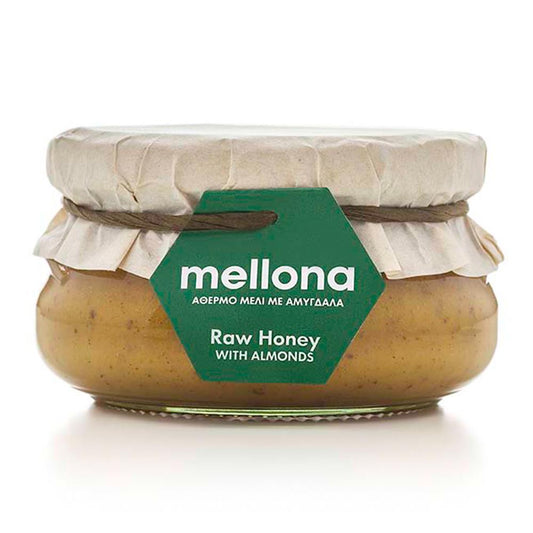Mellona_Cypriot Raw Honey with Almonds 250g-pack of 2