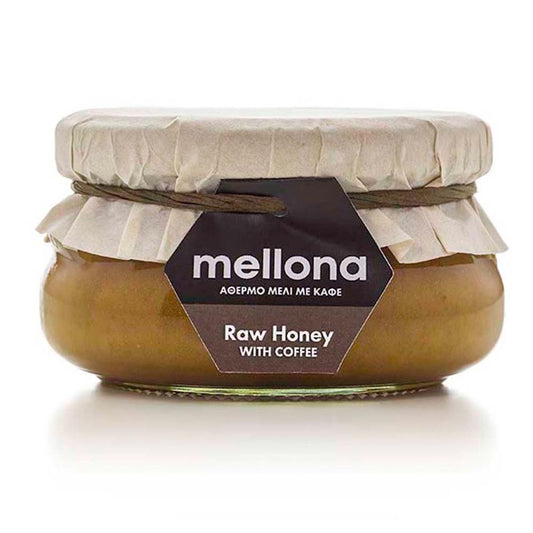 Mellona_Cypriot Raw Honey with Coffee 230g-Pack of 2