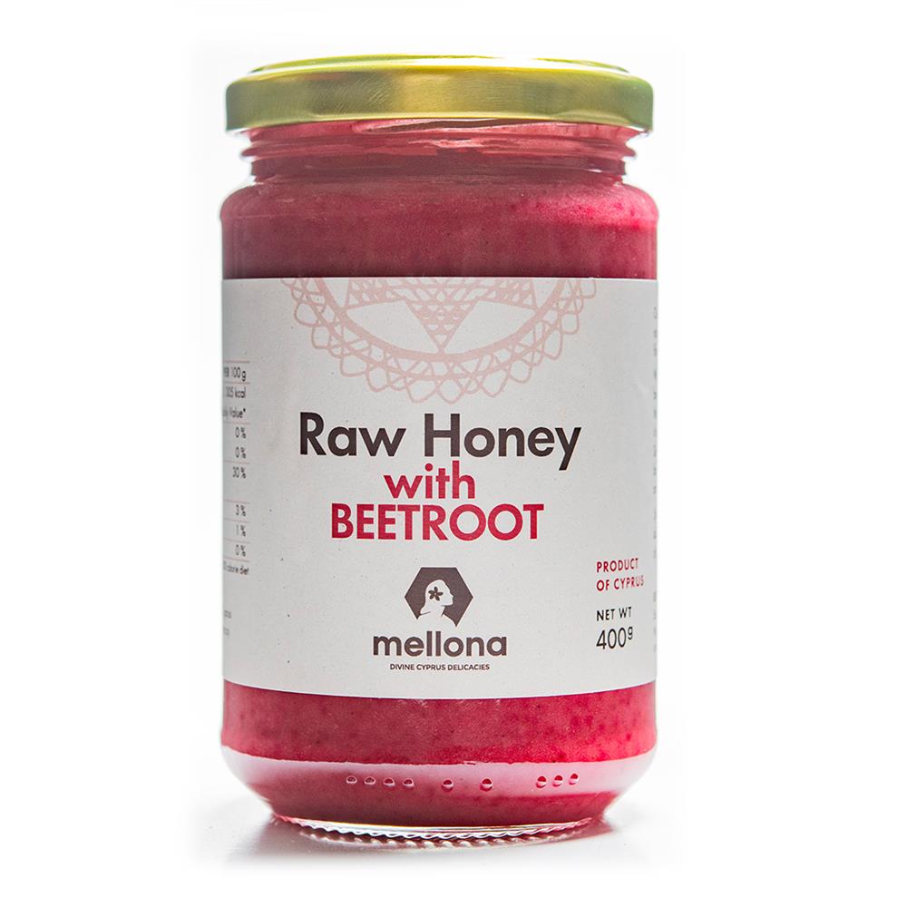 Mellona_Cypriot Raw Honey with Beetroot 400g