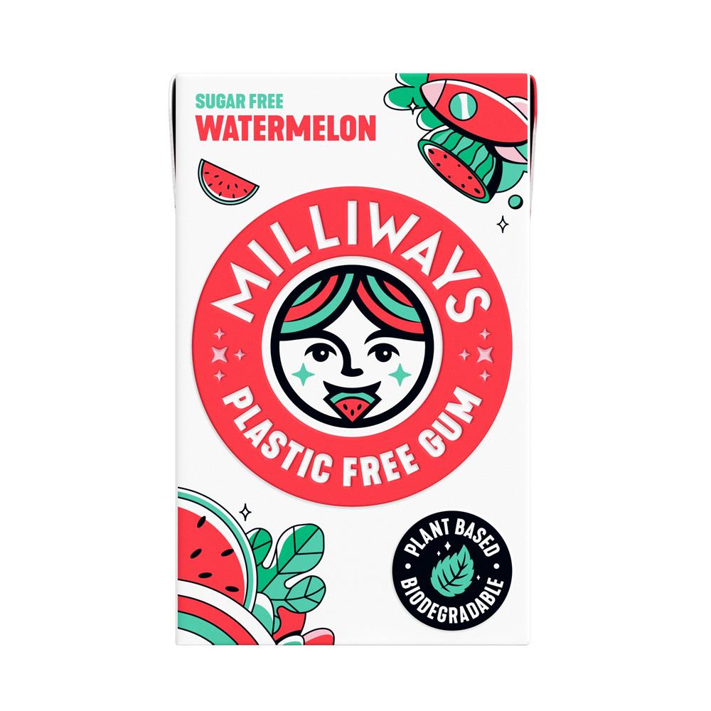 Milliways Food_Milliways Watermelon Wonder Chewing Gum 19g-pack of 12