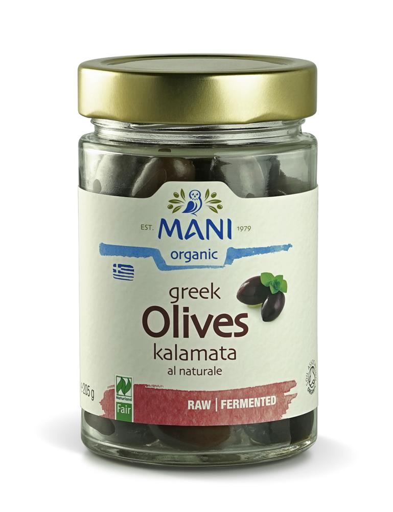 Mani_Organic Kalamata Olives 205g-Pack of 2
