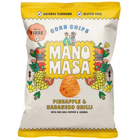 Manomasa_Pineapple & Habanero Chilli Tortillas 140g-Pack of 12