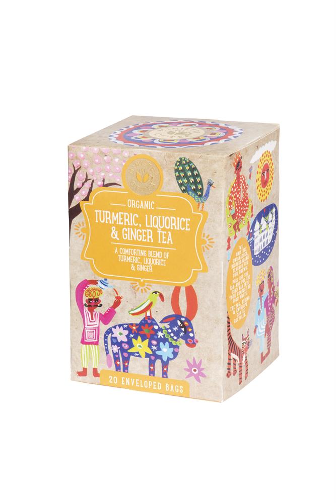 Ministry of Tea_Organic Turmeric Liquorice and Ginger Infusion Tea 20 bags-pack of 3