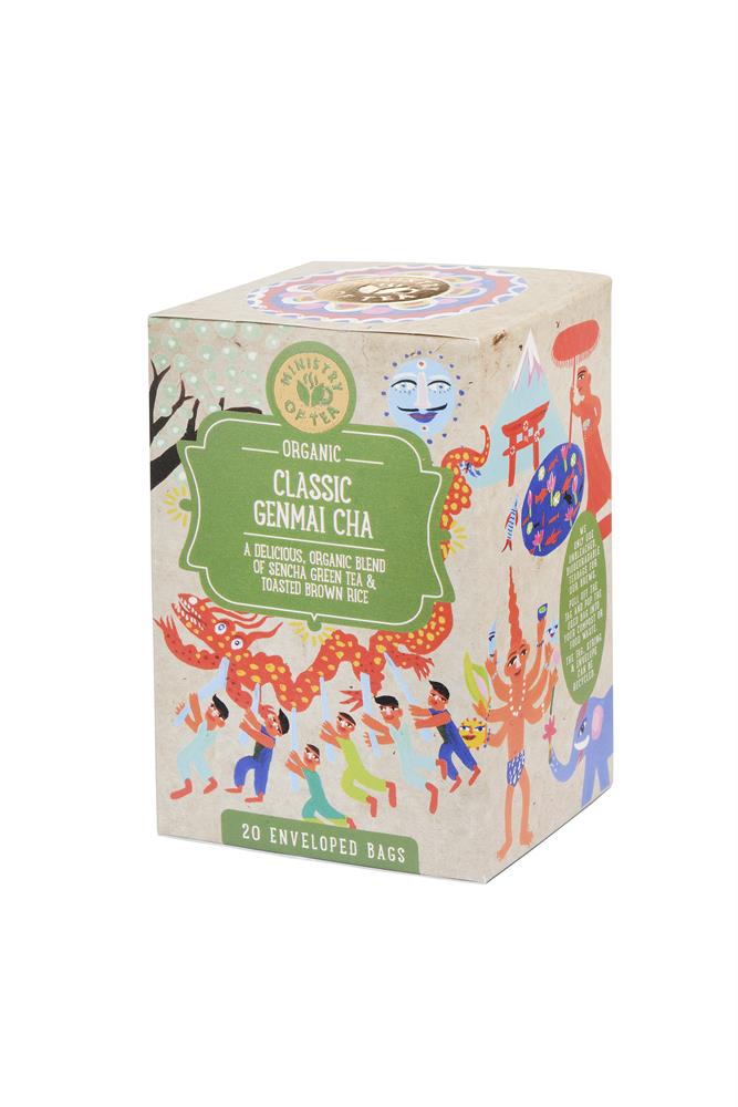 Ministry of Tea_Organic Classic Genmai Cha Tea 20 bags-pack of 3