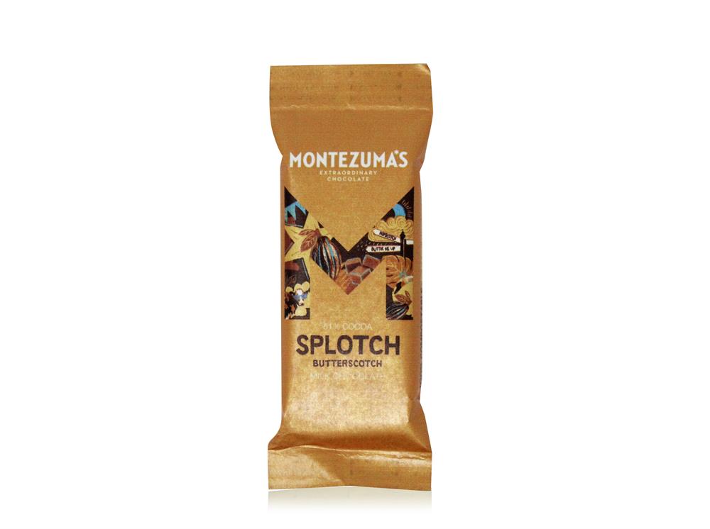 Montezumas Chocolate_Organic 54% Milk Chocolate with Butterscotch Mini Bar 25g-pack of 26