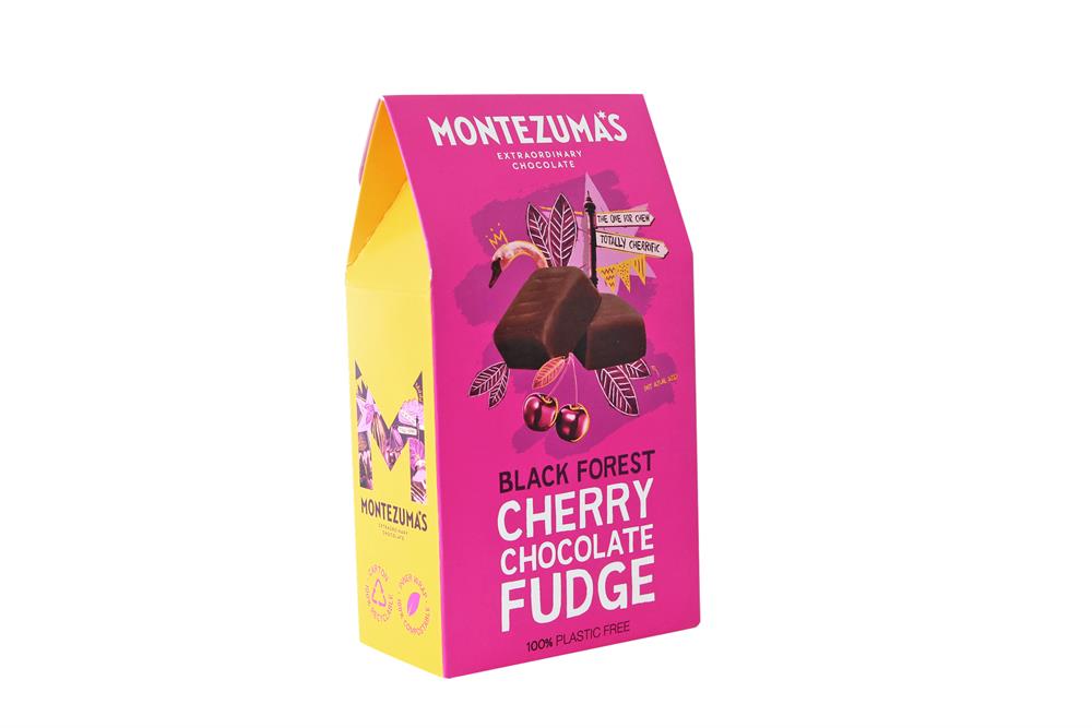 Montezumas Chocolate_Montezuma's Black Forest Cherry Chocolate Fudge 150g-pack of 5