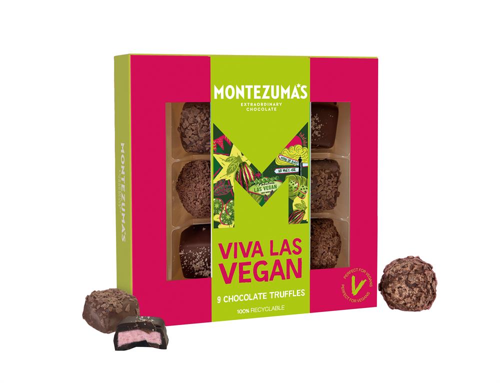 Montezumas Chocolate_Viva Las Vegan 9 Choc Truffles Vegan and Plant-based 110g